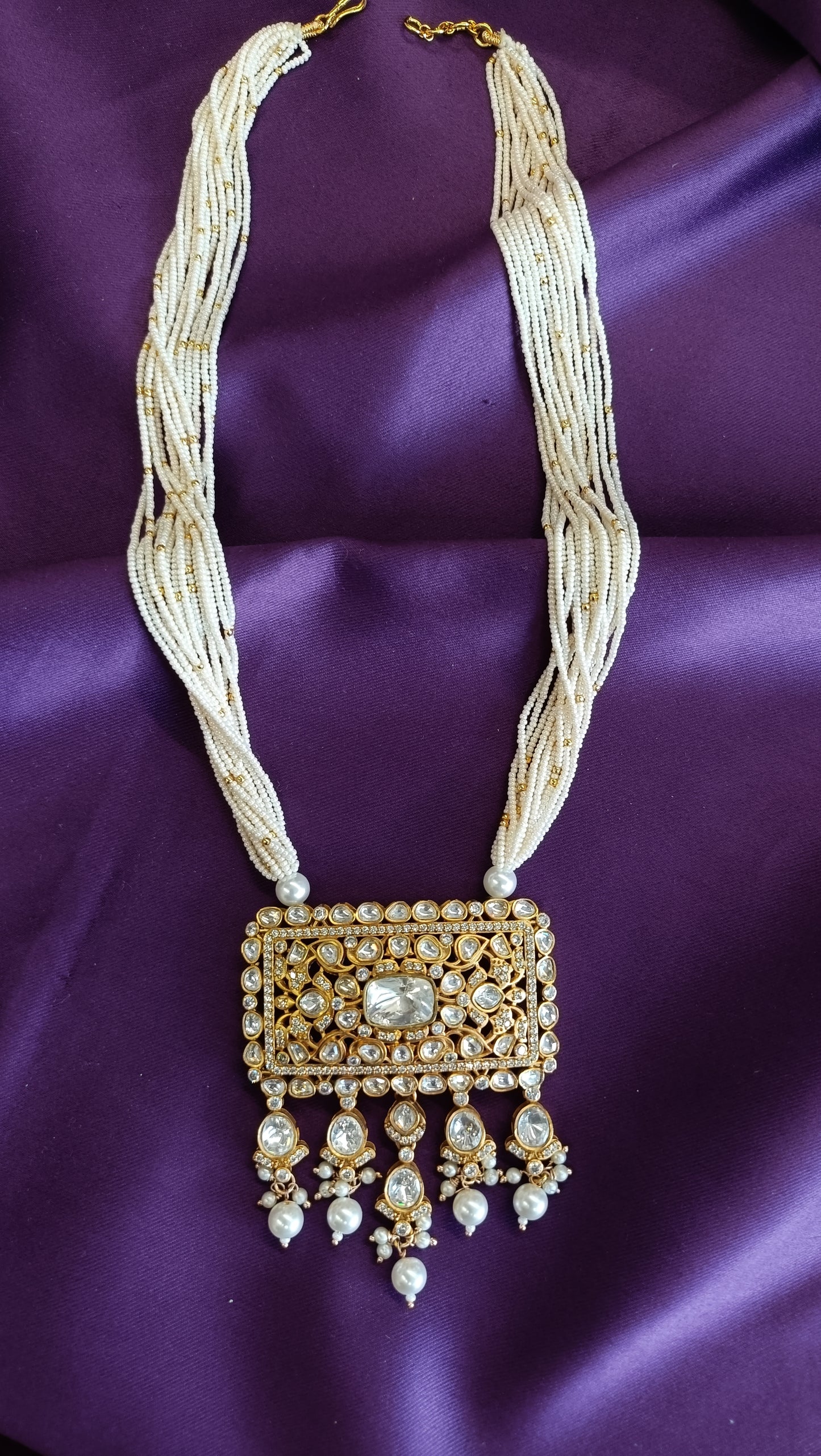 Pearl Polki Set
