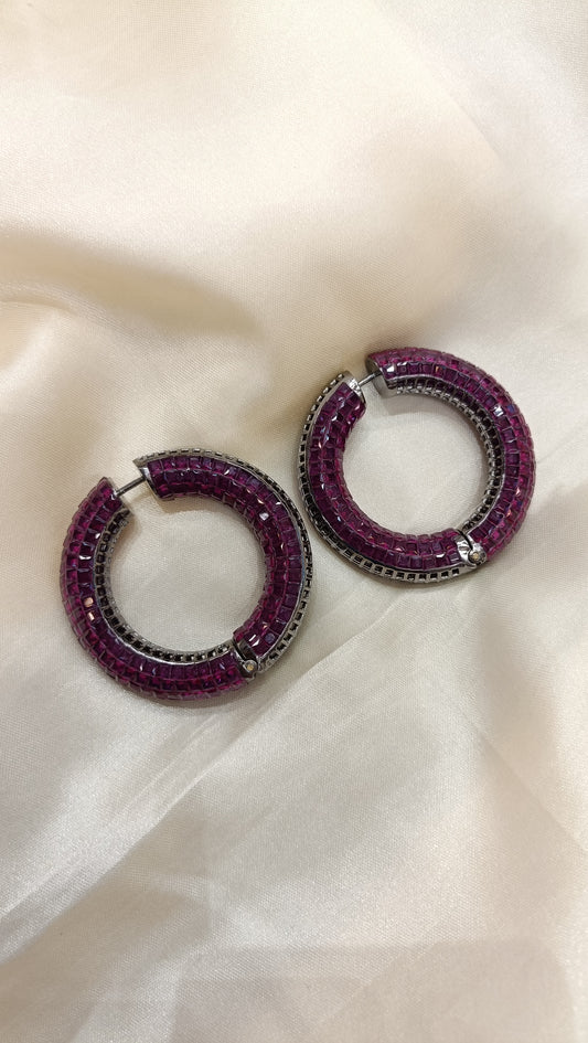 Ruby Rose Hoops