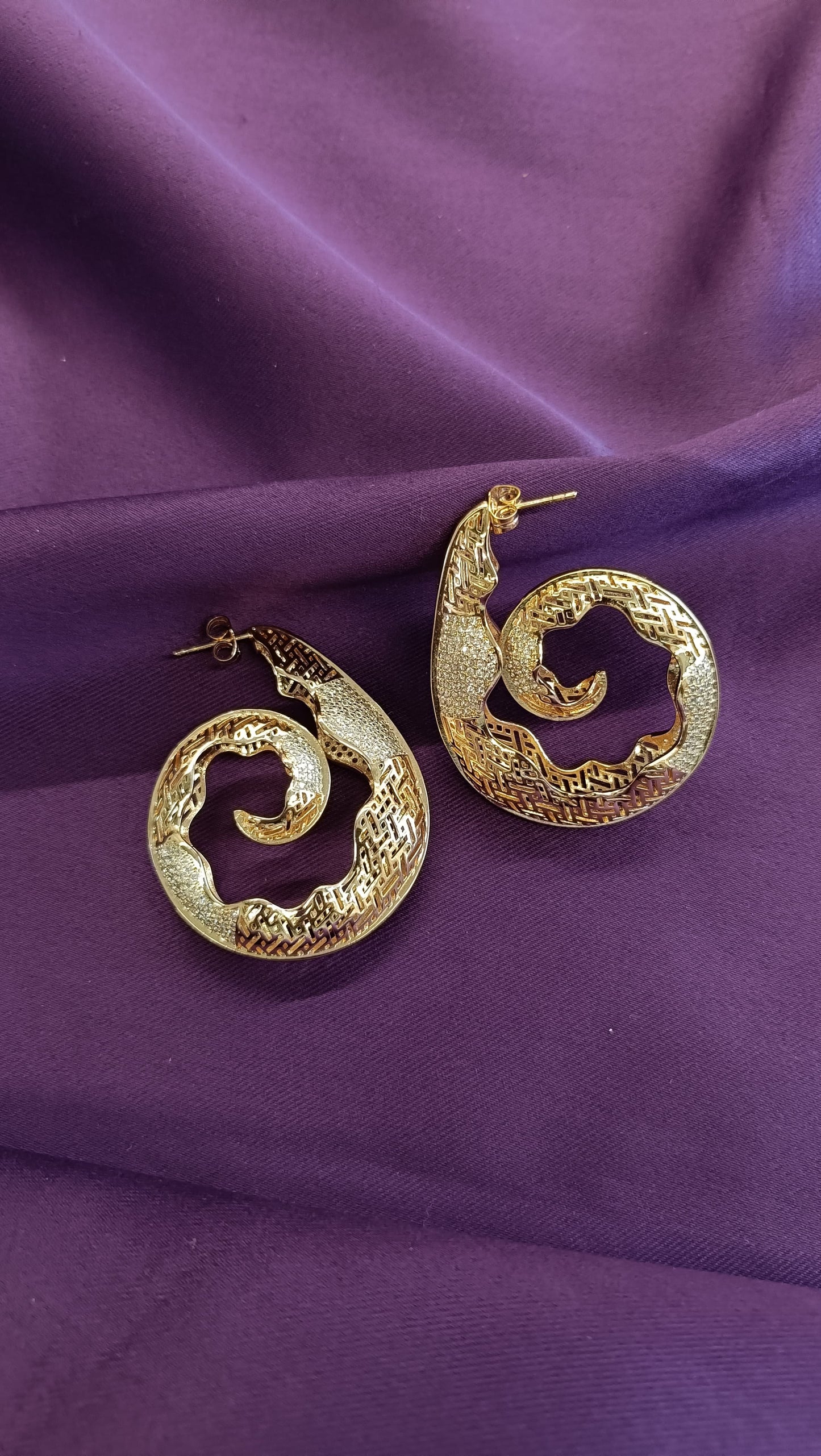 Gilded Hoops