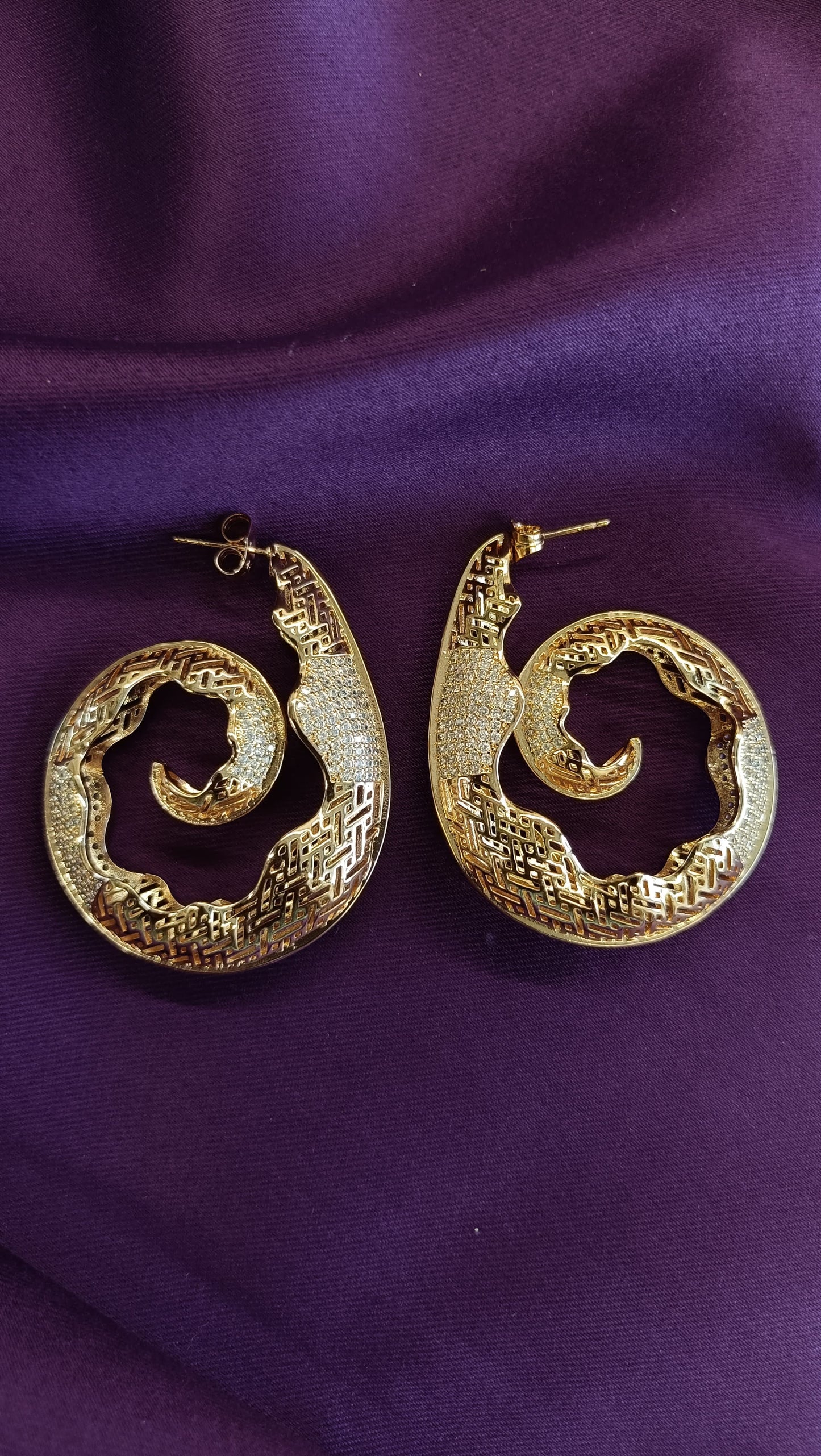 Gilded Hoops