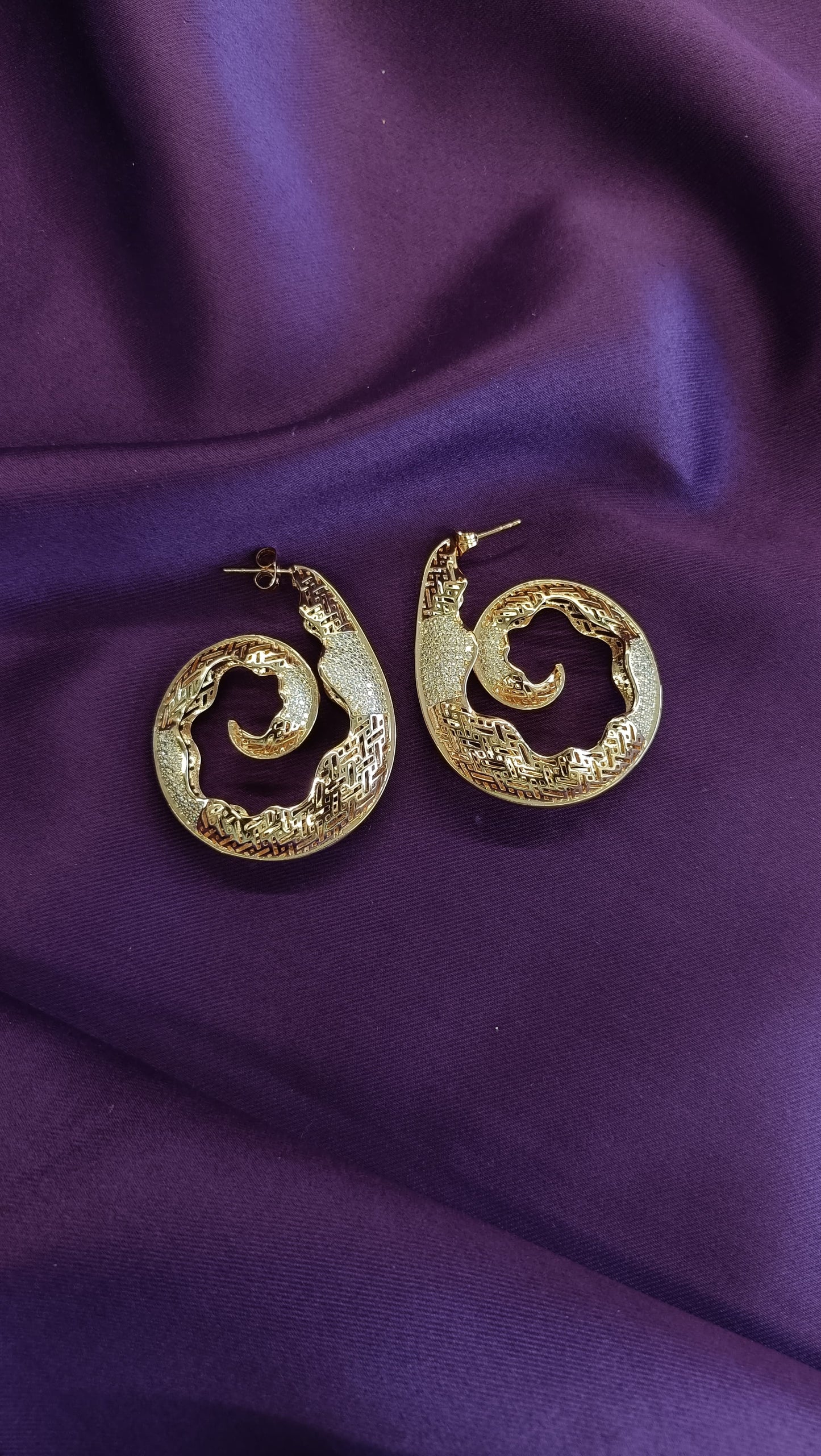 Gilded Hoops