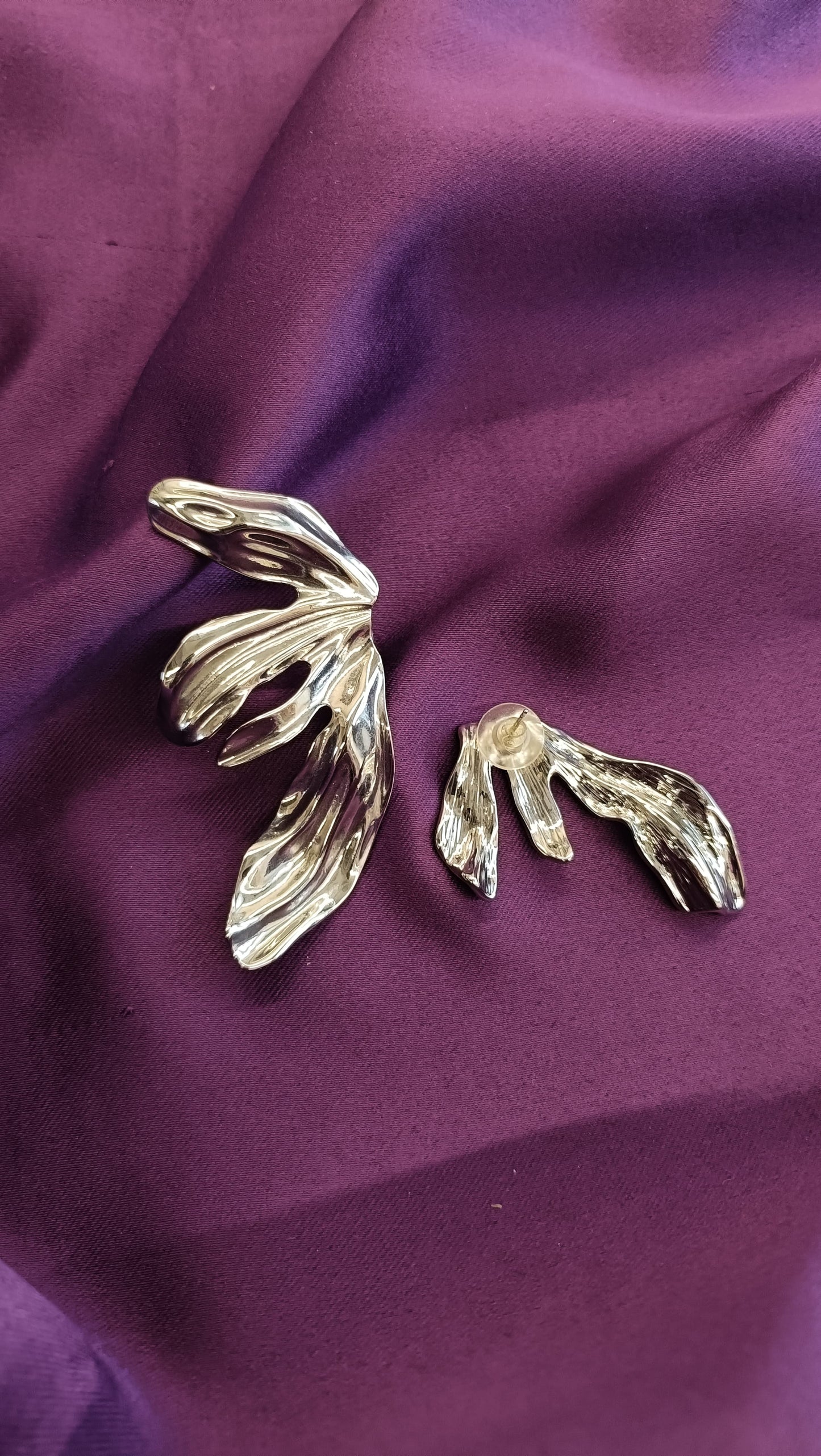 Frostline Asymmetrical Earrings