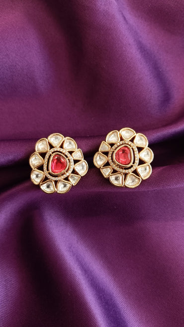 Mini Ruby Studs