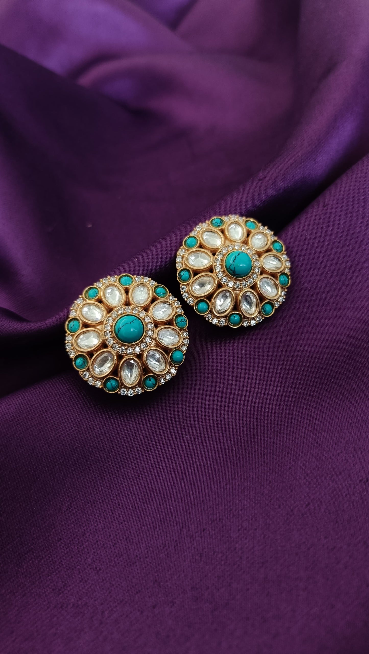 Turquoise Tara Studs