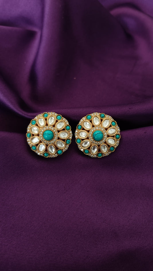 Turquoise Tara Studs