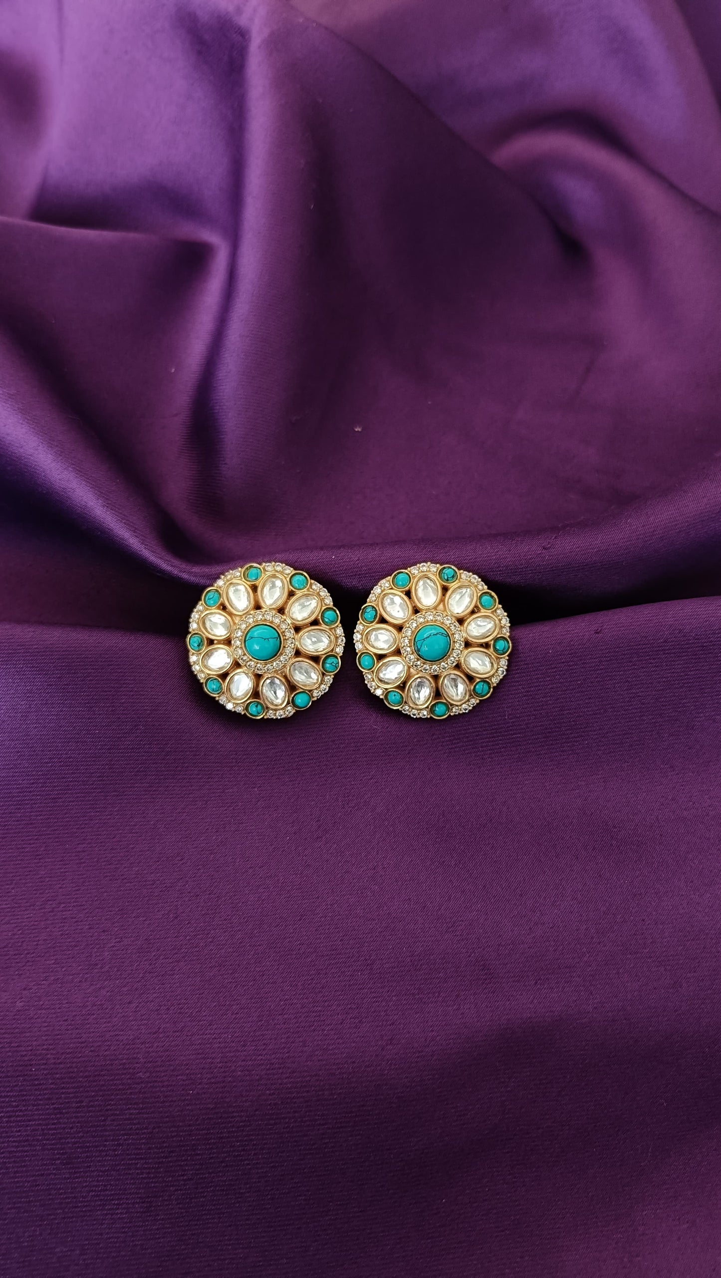 Turquoise Tara Studs