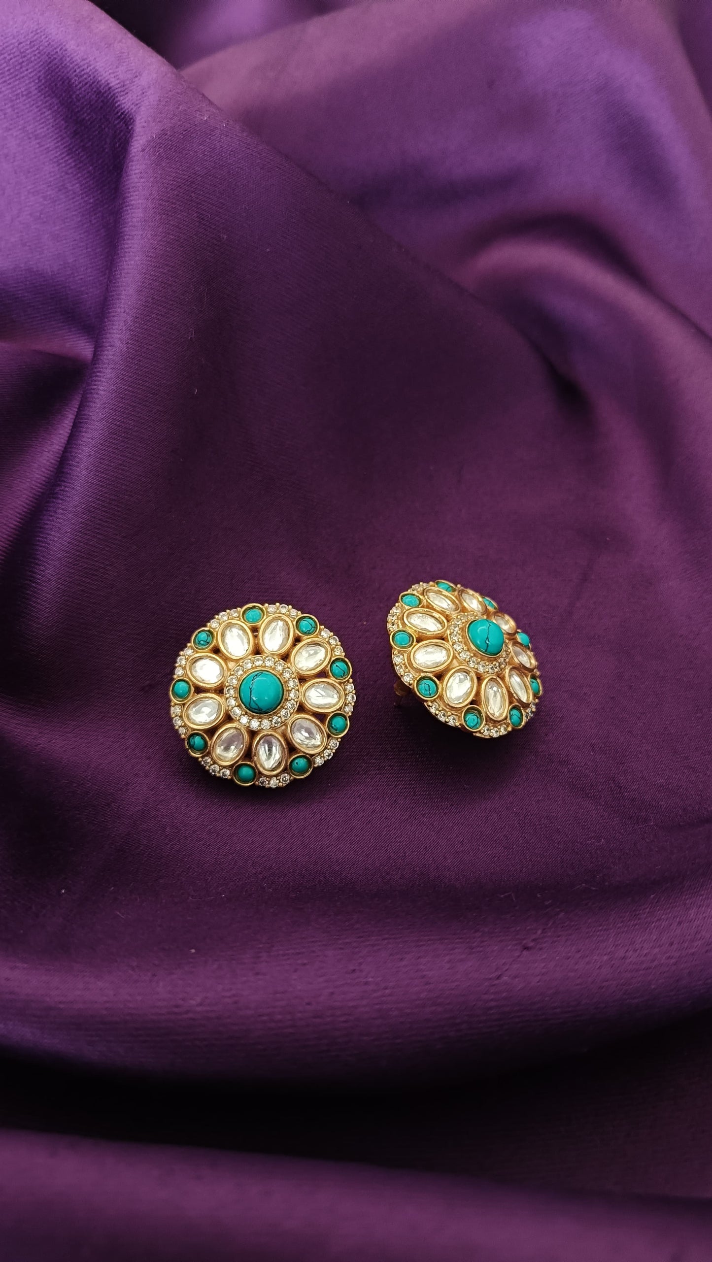Turquoise Tara Studs