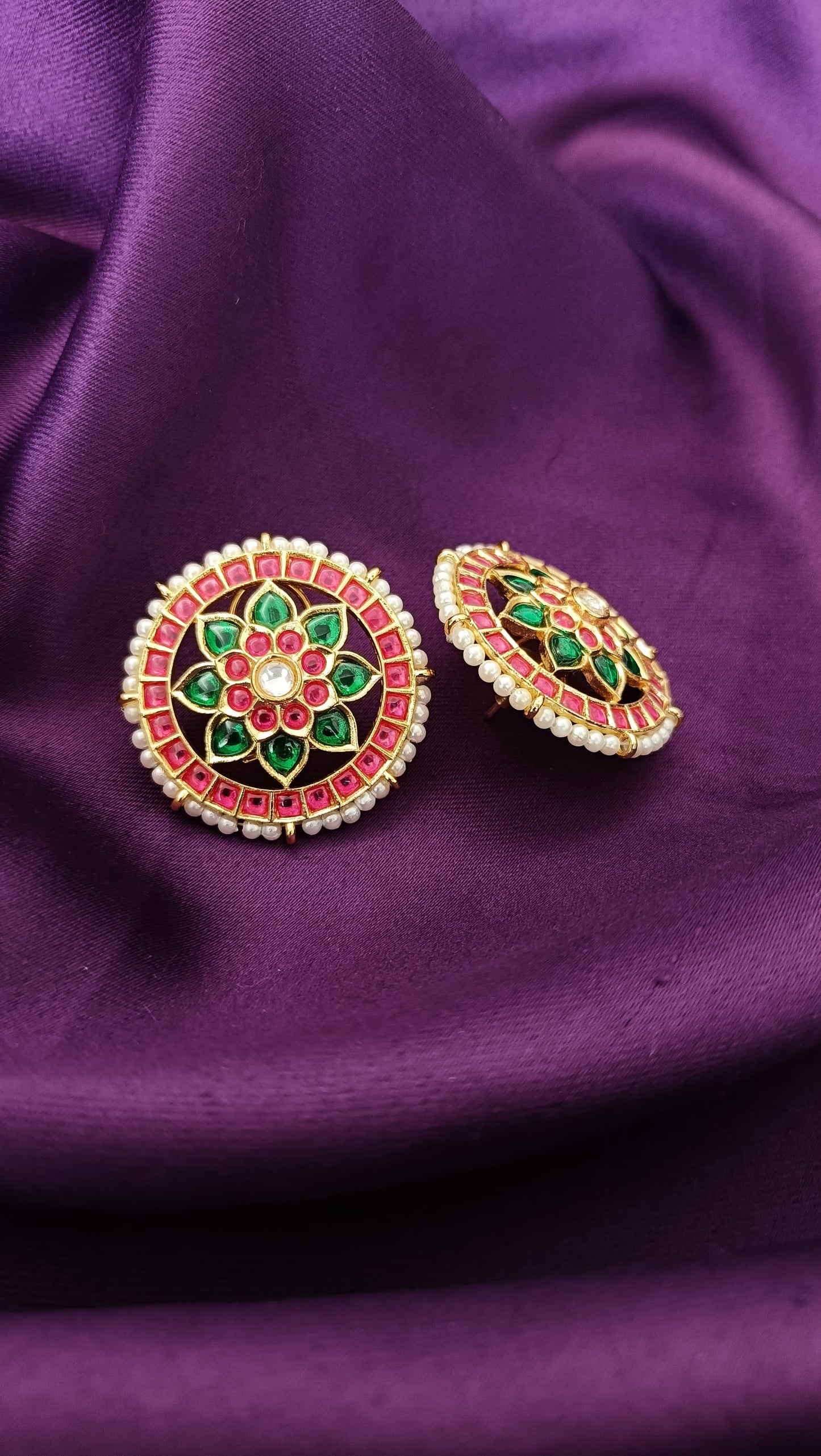 Ruby Panna Studs