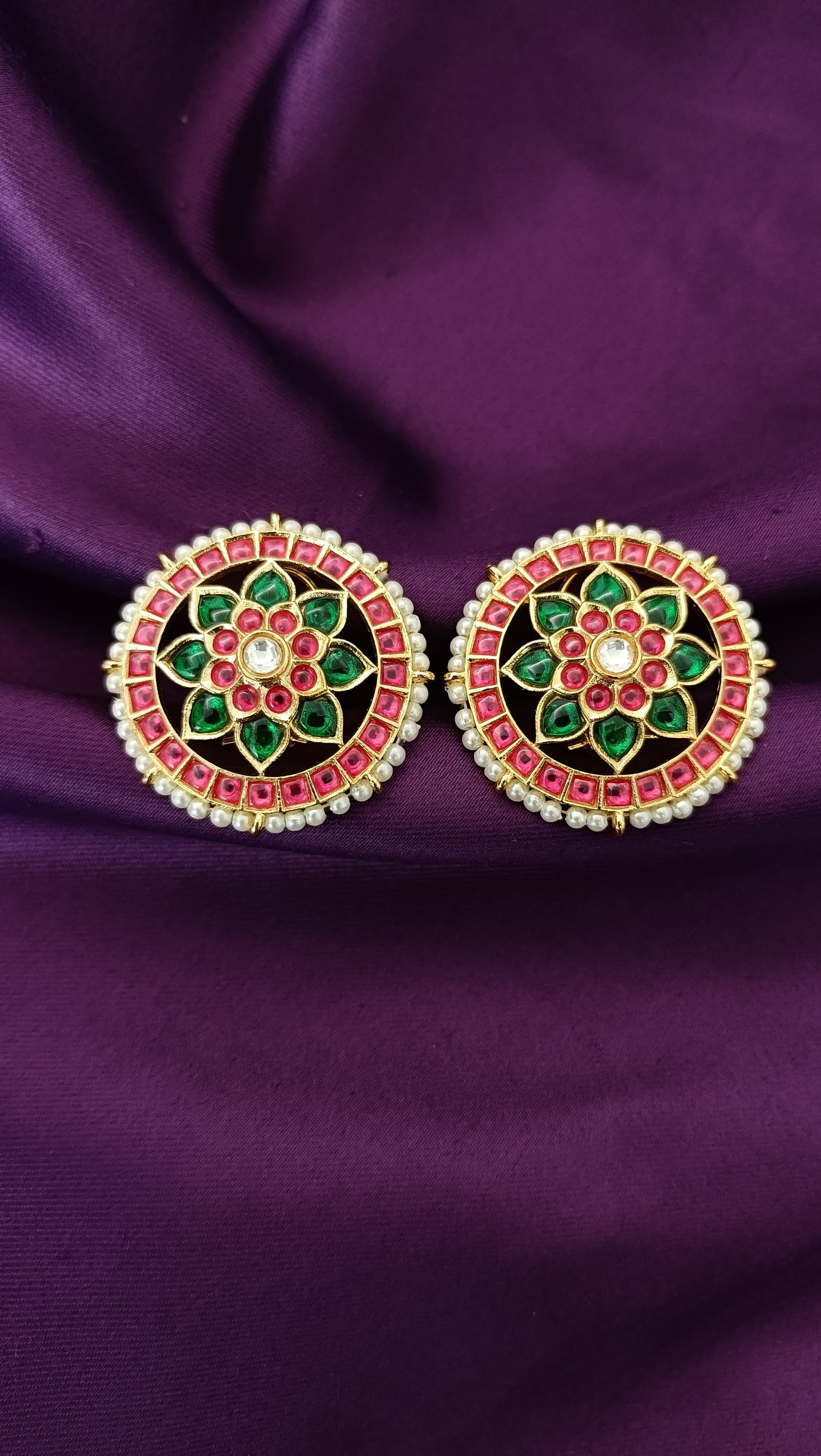Ruby Panna Studs