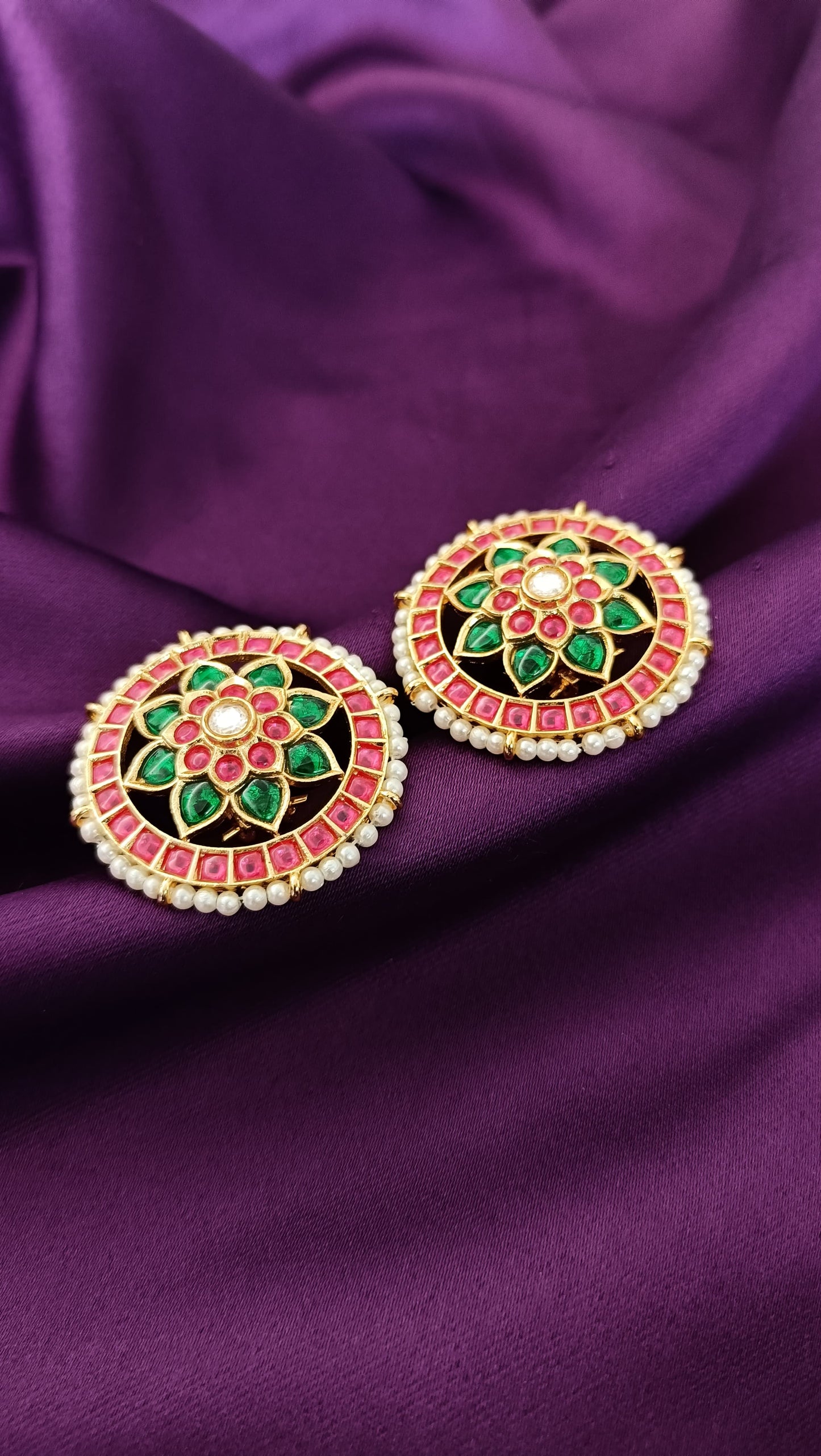 Ruby Panna Studs