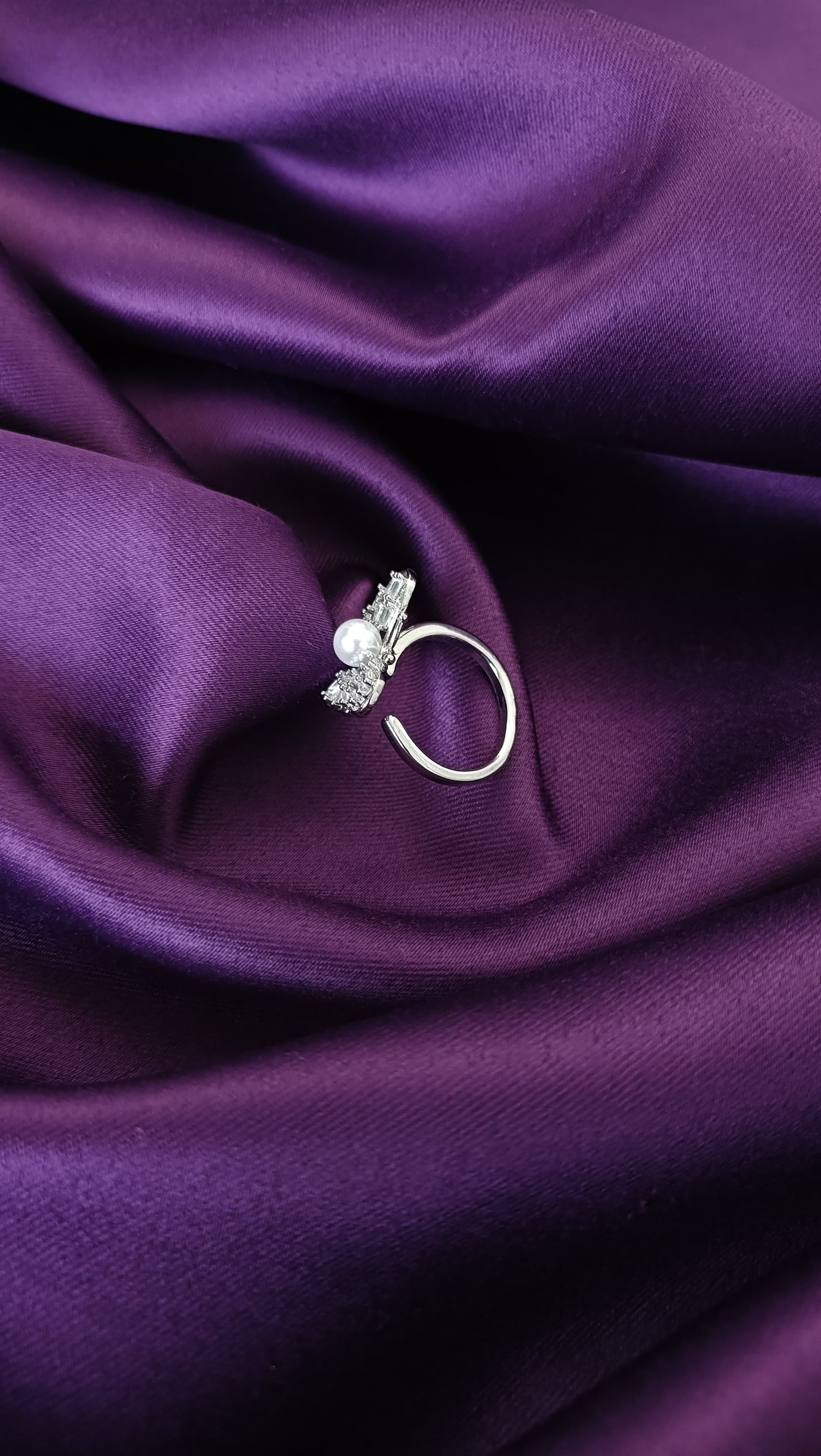 Butterfly Pearl Ring