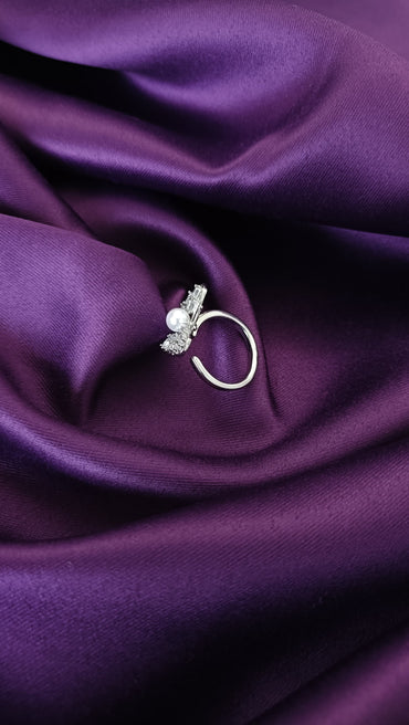 Butterfly Pearl Ring