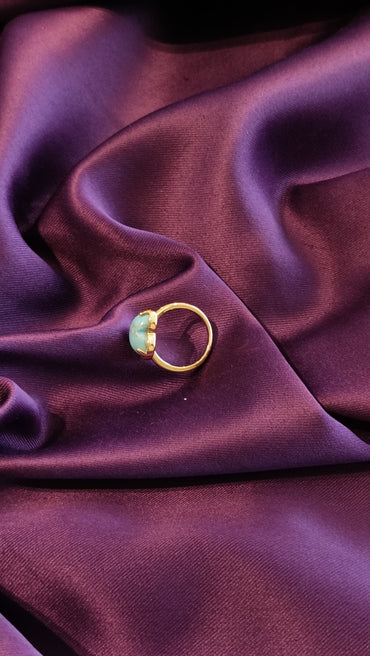 Turquoise Heart Ring