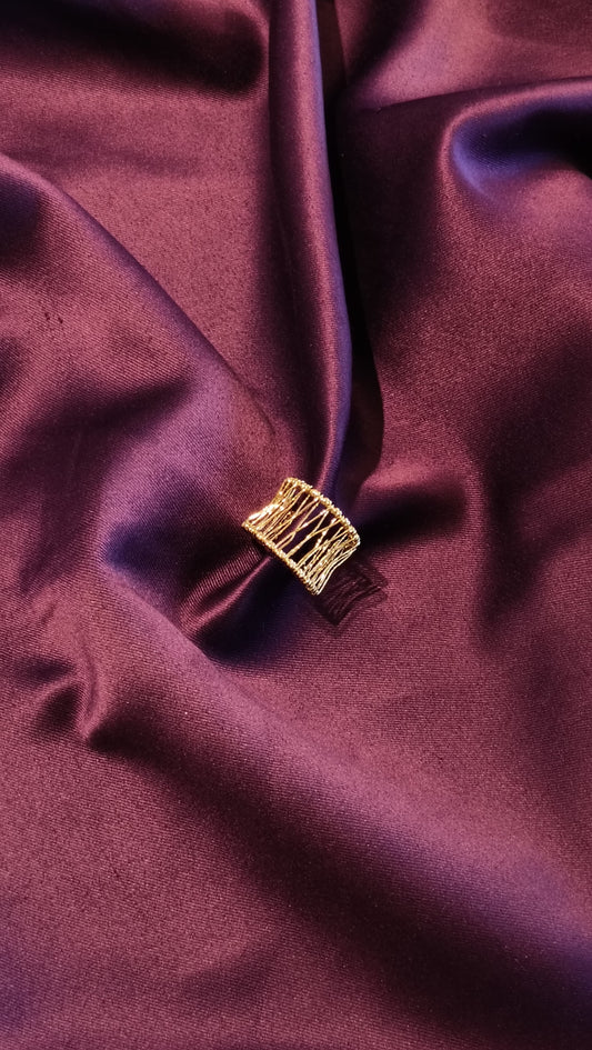 Gold Mesh Ring