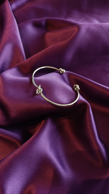 Knot Me Gold Plated Bracelet