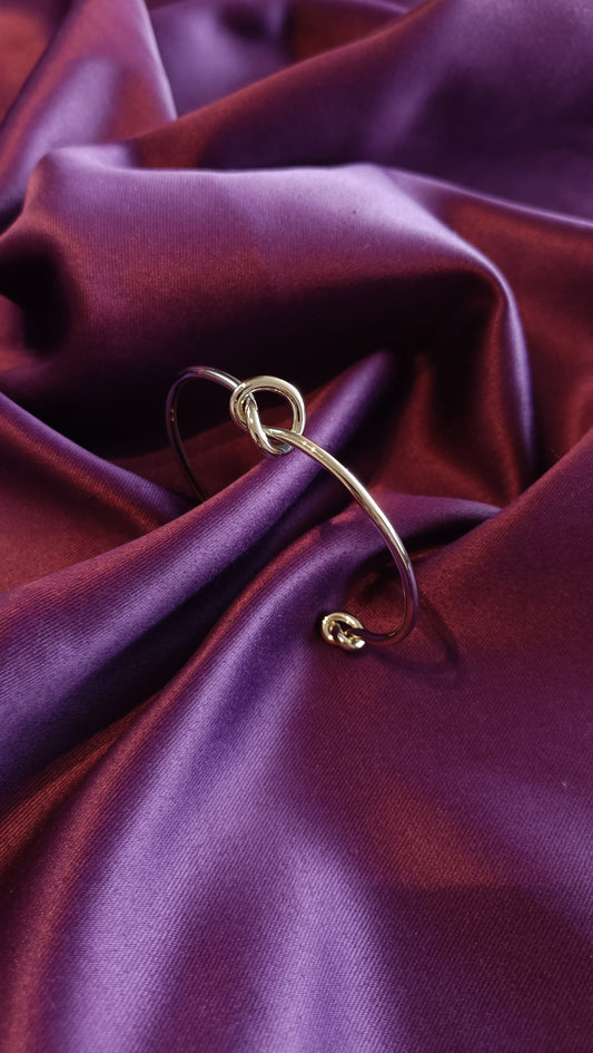 Knot Me Gold Plated Bracelet