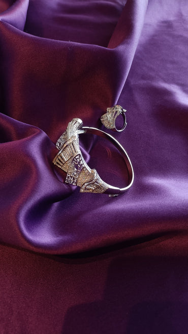 Flared Ring & Bracelet Set