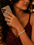 Bordeaux Ice Bracelet