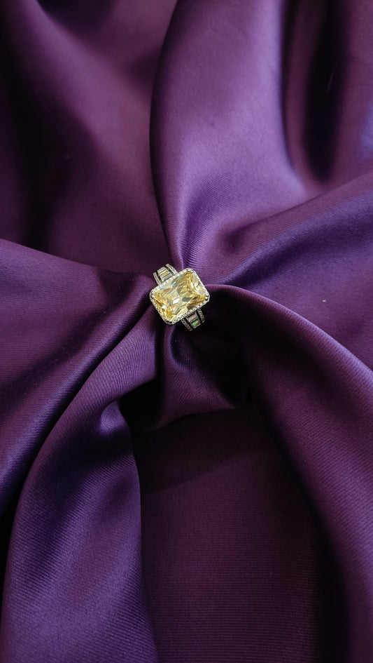 Amber Glow Ring