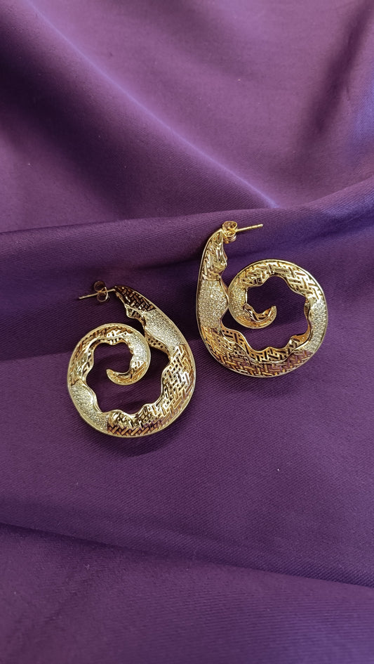Gilded Hoops