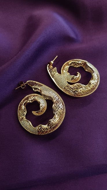 Gilded Hoops