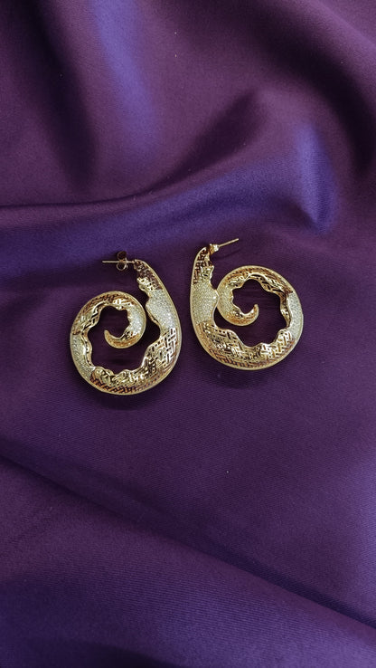 Gilded Hoops