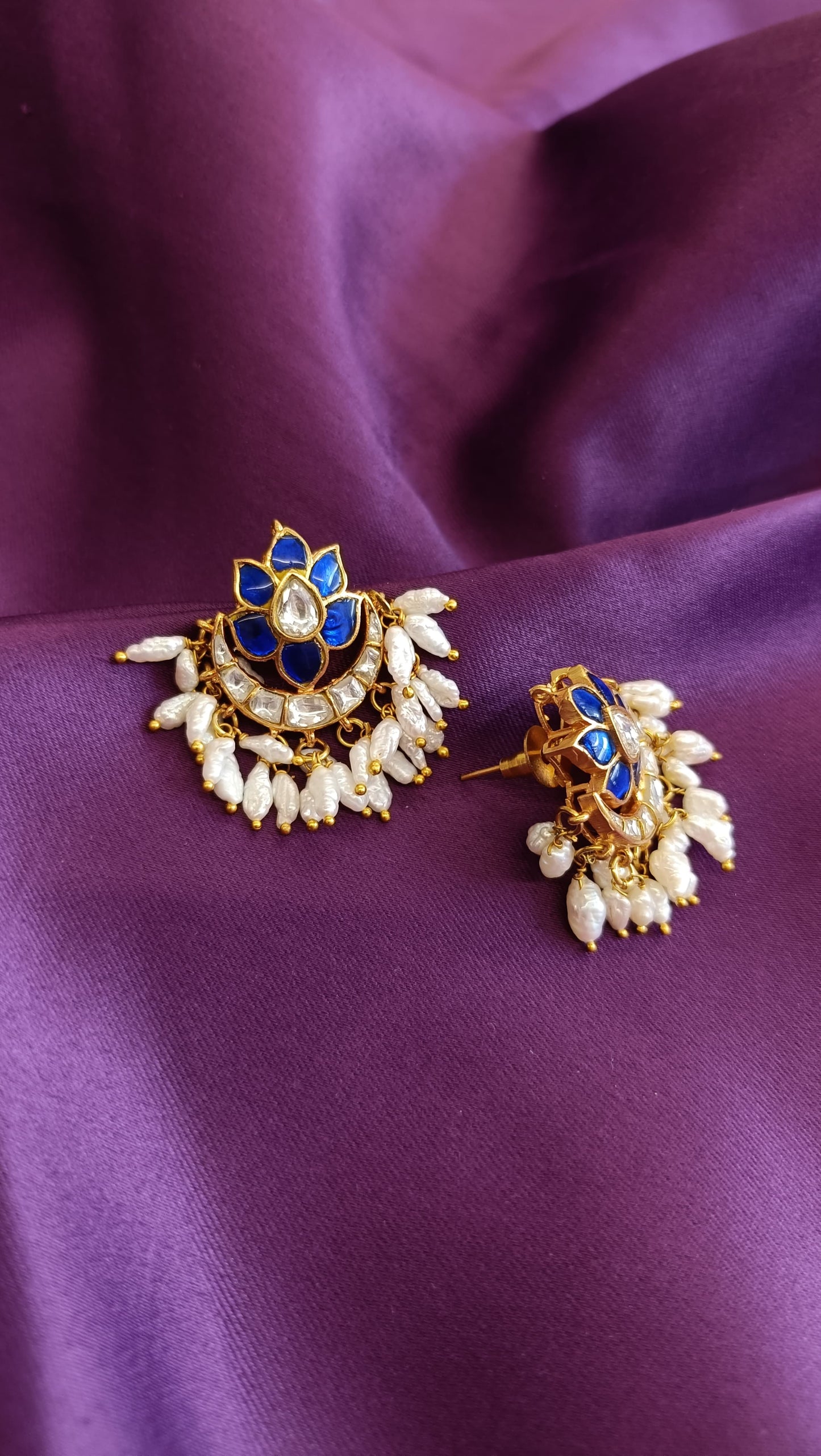 Cerulean Moti Studs