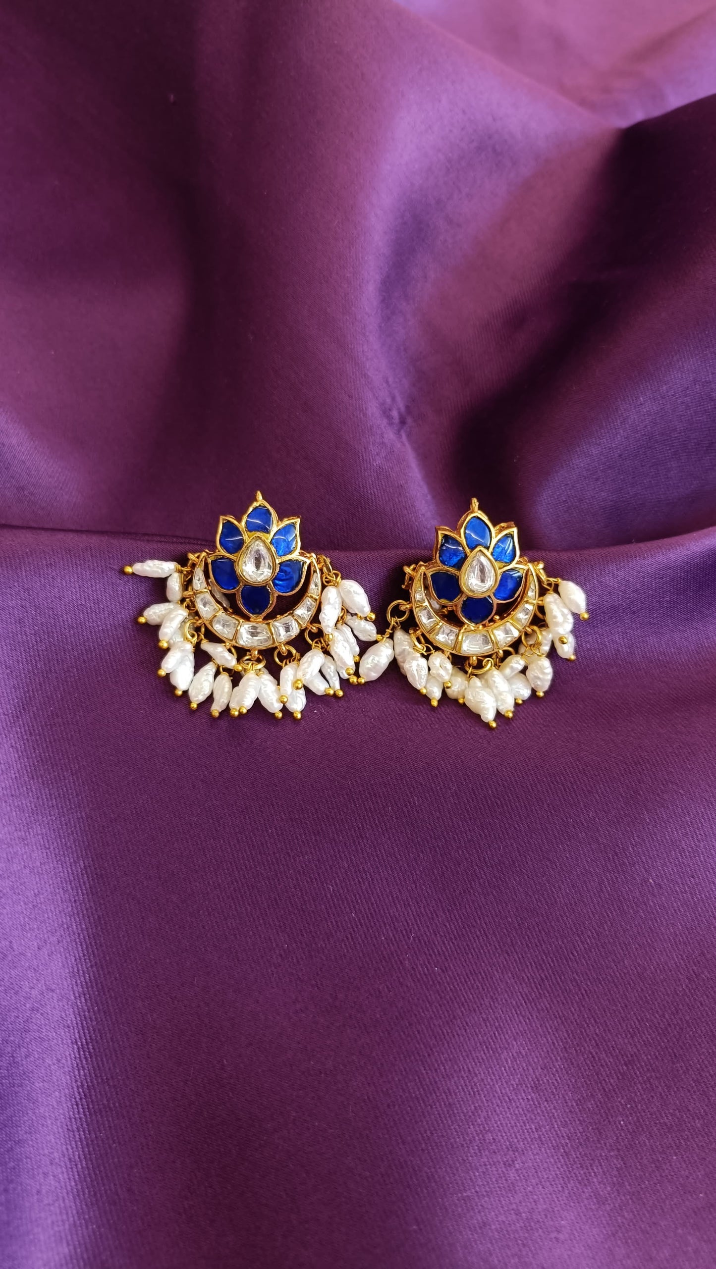 Cerulean Moti Studs