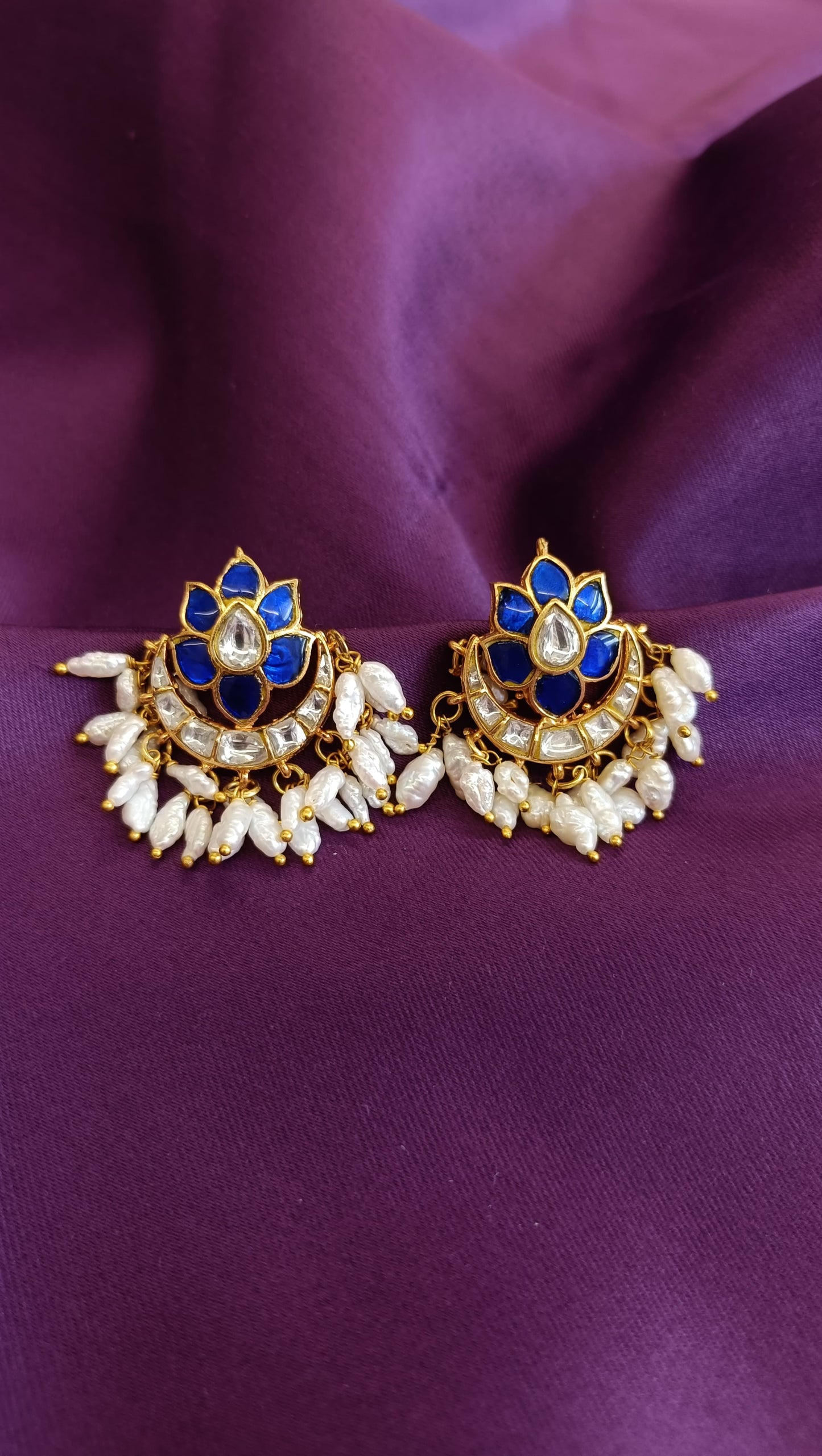 Cerulean Moti Studs