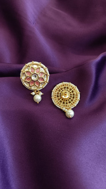 Blush Phool Studs