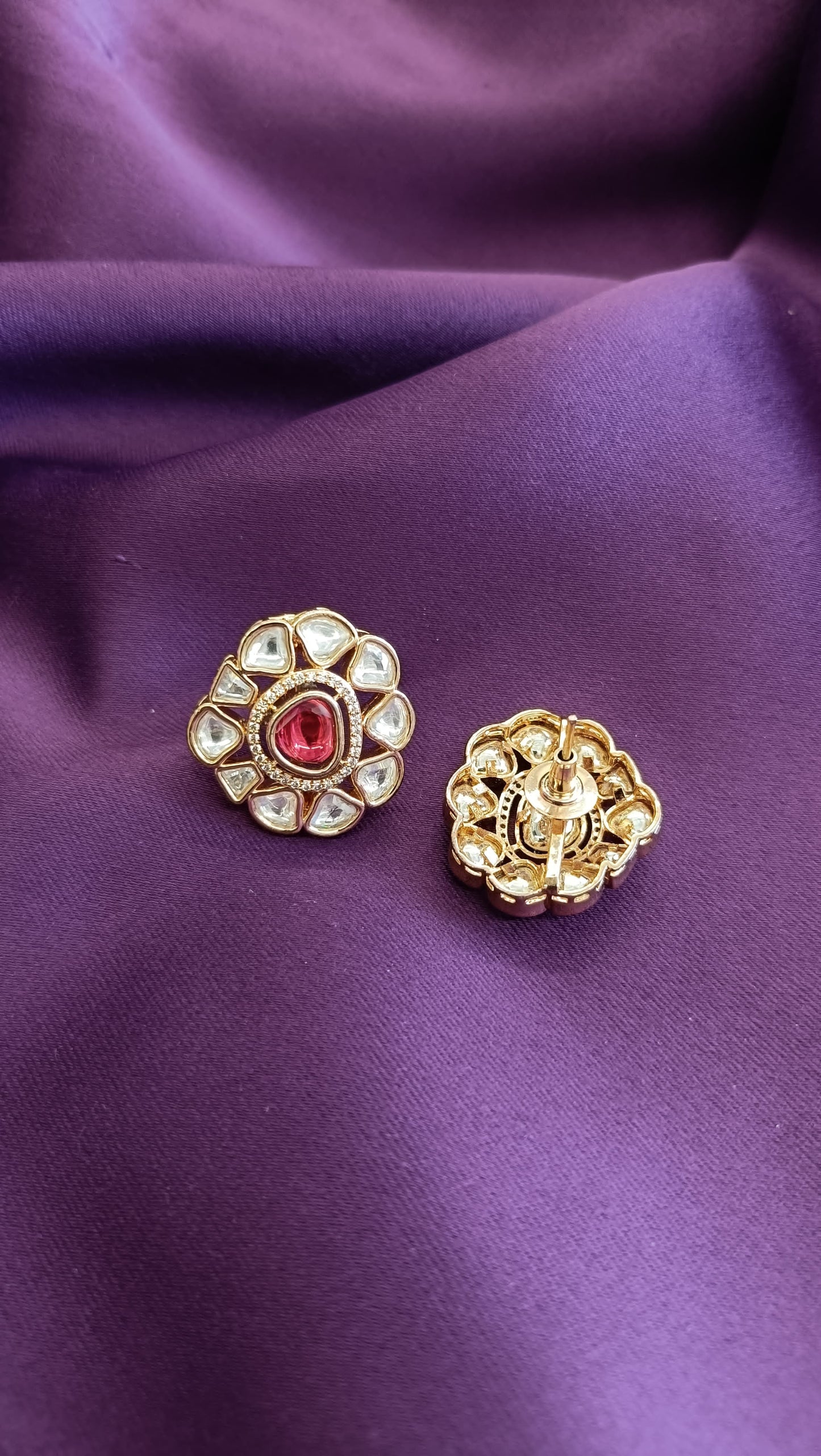 Mini Ruby Studs
