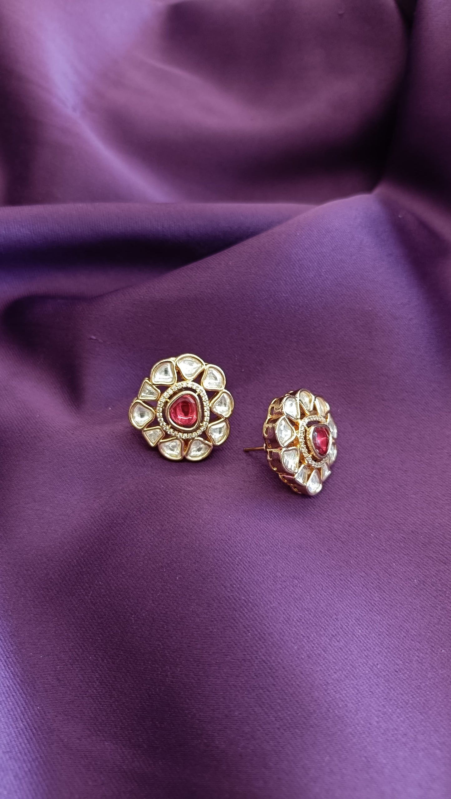 Mini Ruby Studs