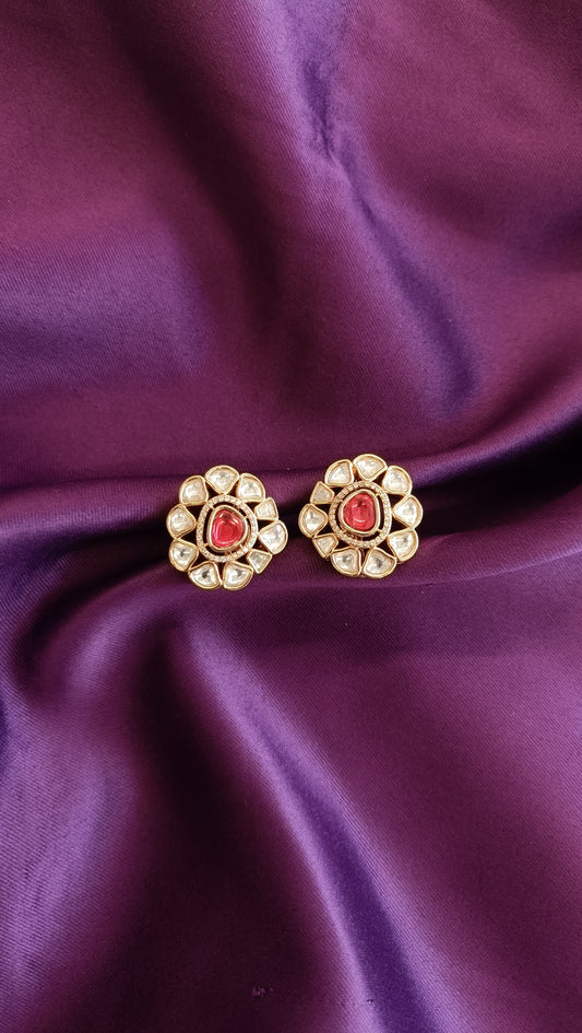 Mini Ruby Studs