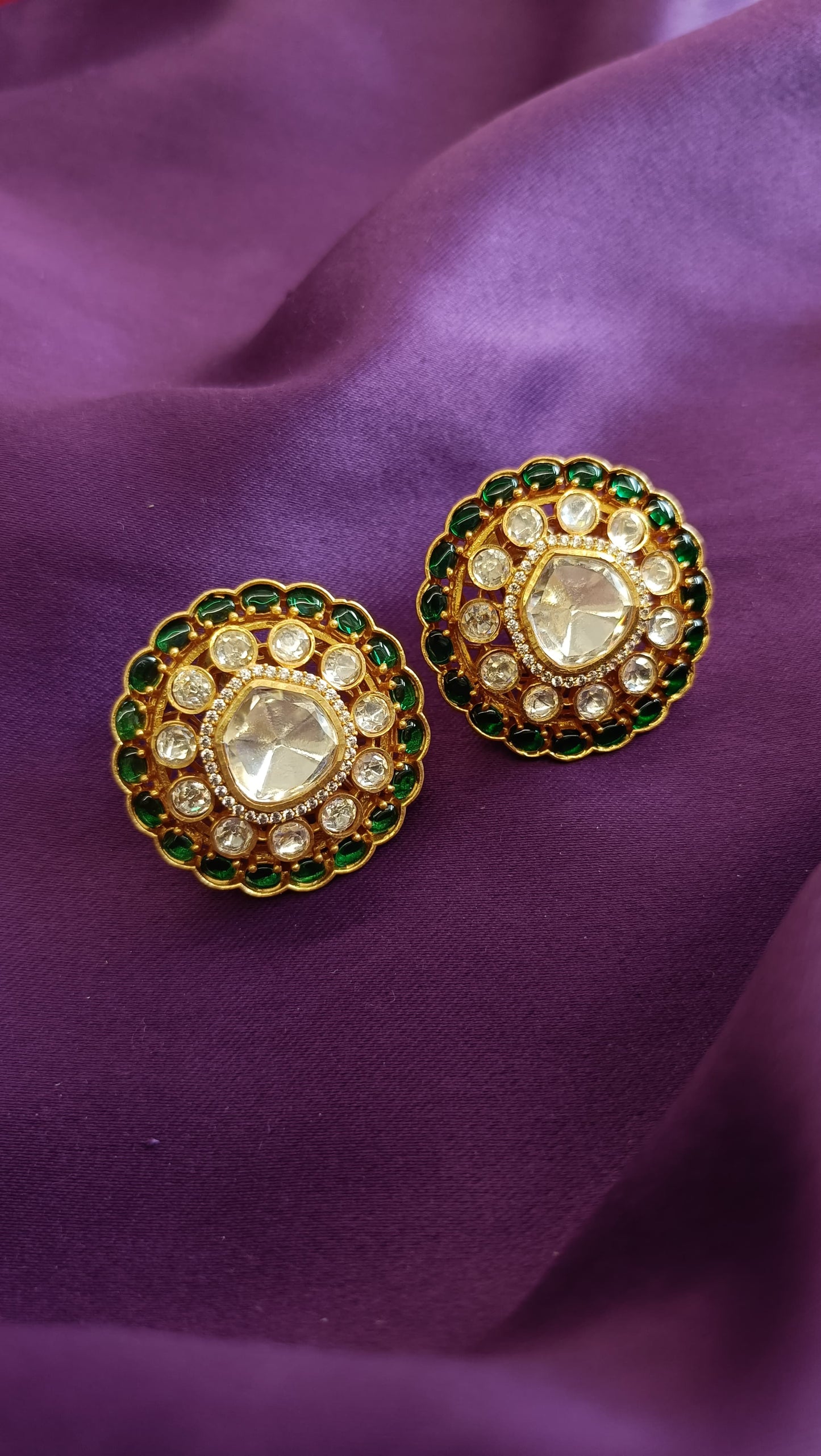 Verde Fleur Studs