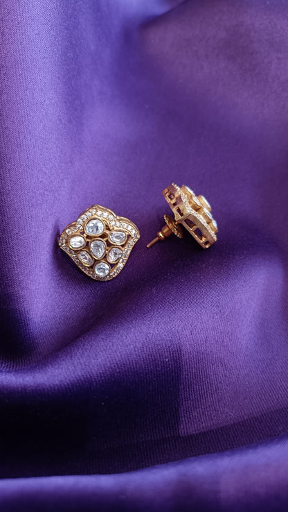 Tulip Polki Studs