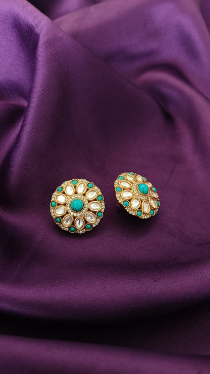 Turquoise Tara Studs
