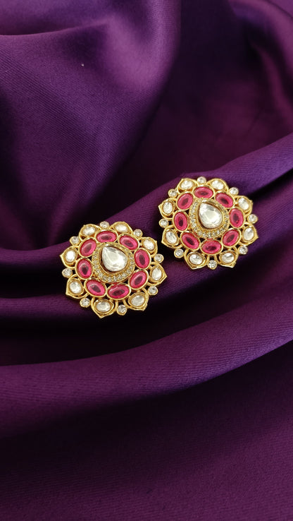 Ruby Flora Studs