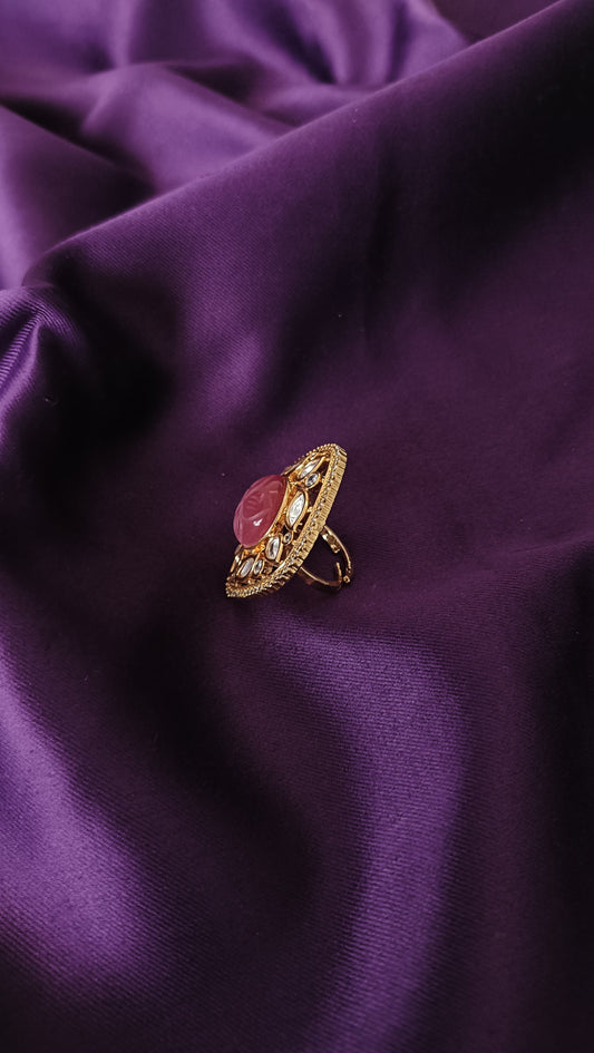 Blush Square Ring