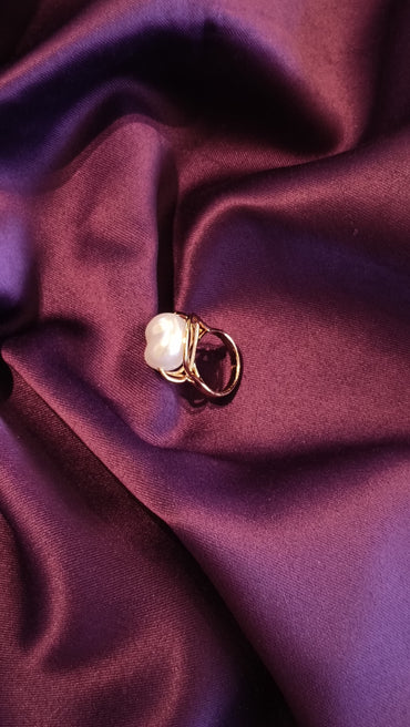 Pearl Stud Ring