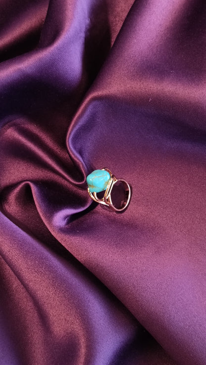 Turquoise Stud Ring