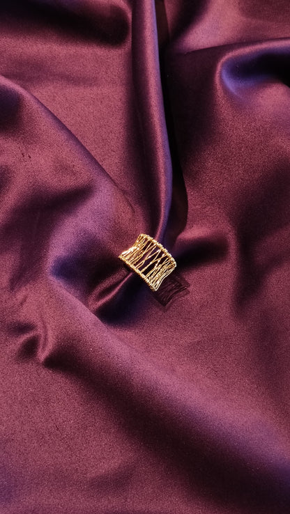 Gold Mesh Ring