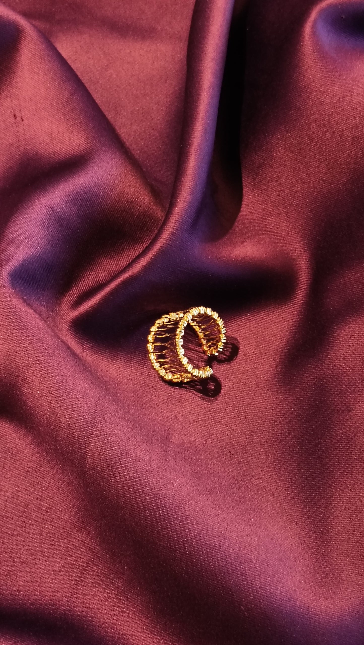 Gold Mesh Ring
