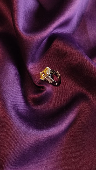 Amber Shine Ring