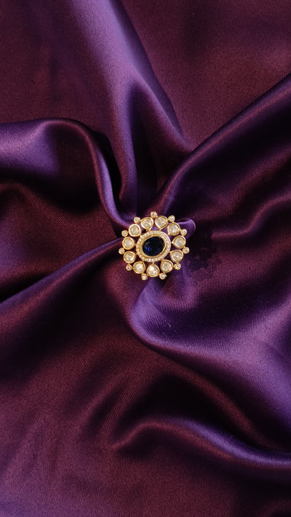 Midnight Fleur Ring