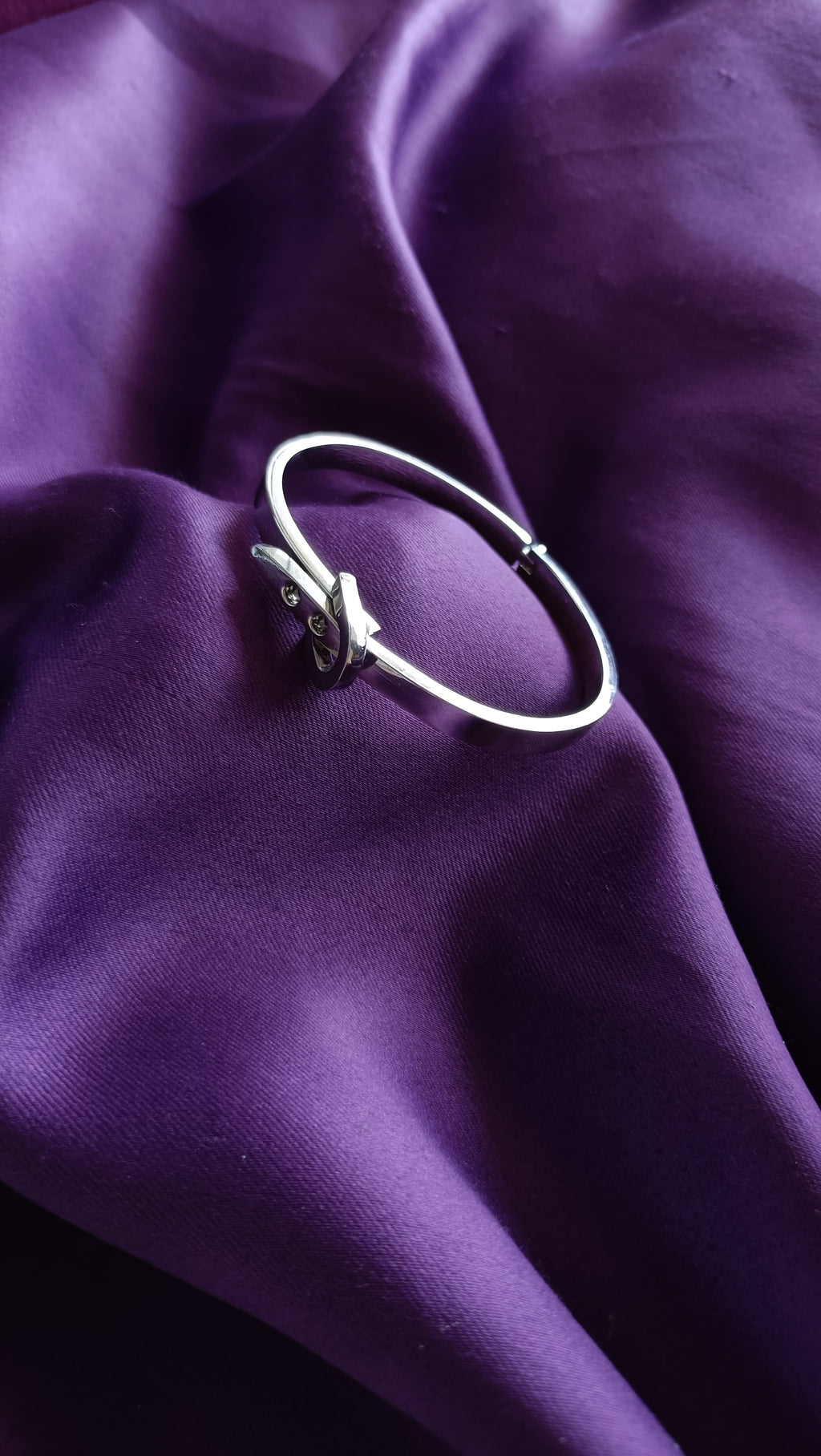 Lustre Lock Silver Bracelet